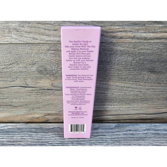 Prados Done With The Slay Makeup Remover Eye Makeup Remover 110mL - Picture 4 of 5